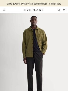 Everlane Easy Pant in Black Size XL